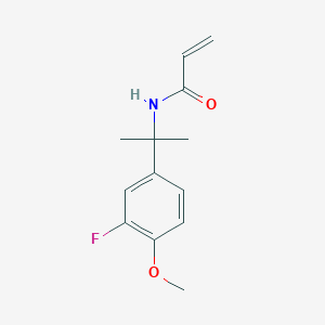 N-[2-(3-Fluoro-4-methoxyphenyl)propan-2-yl]prop-2-enamide