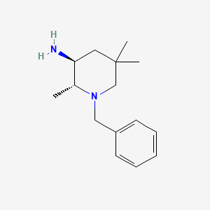 (2R,3S)-1-Benzyl-2,5,5-trimethylpiperidine-3-amine
