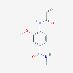 3-Methoxy-N-methyl-4-(prop-2-enoylamino)benzamide