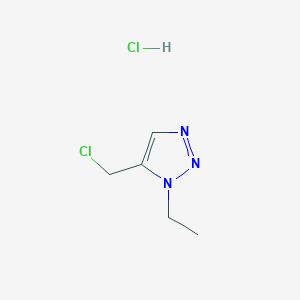 5-(chloromethyl)-1-ethyl-1H-1,2,3-triazole hydrochloride