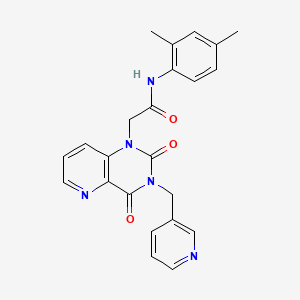 N-(2,4-dimethylphenyl)-2-(2,4-dioxo-3-(pyridin-3-ylmethyl)-3,4-dihydropyrido[3,2-d]pyrimidin-1(2H)-yl)acetamide