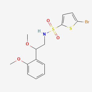 5-bromo-N-(2-methoxy-2-(2-methoxyphenyl)ethyl)thiophene-2-sulfonamide