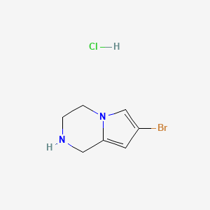 7-Bromo-1,2,3,4-tetrahydropyrrolo[1,2-A]pyrazine hcl