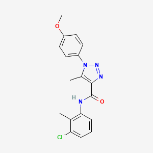 N-(3-chloro-2-methylphenyl)-1-(4-methoxyphenyl)-5-methyl-1H-1,2,3-triazole-4-carboxamide