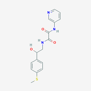 N1-(2-hydroxy-2-(4-(methylthio)phenyl)ethyl)-N2-(pyridin-3-yl)oxalamide
