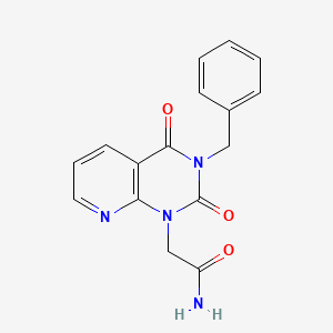 2-(3-Benzyl-2,4-dioxopyrido[2,3-d]pyrimidin-1-yl)acetamide