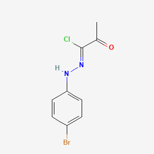 molecular formula C9H8BrClN2O B2923482 N-(4-bromophenyl)-2-oxopropanehydrazonoyl chloride CAS No. 1402210-65-4