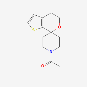 1-Spiro[4,5-dihydrothieno[2,3-c]pyran-7,4'-piperidine]-1'-ylprop-2-en-1-one