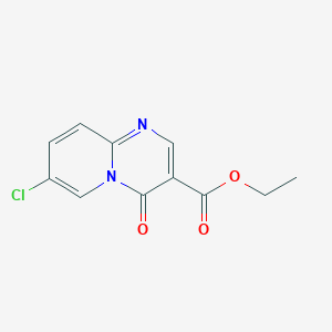 molecular formula C11H9ClN2O3 B2923539 7-氯-4-氧代-4H-吡啶并[1,2-a]嘧啶-3-羧酸乙酯 CAS No. 16867-55-3