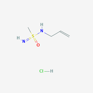 molecular formula C4H11ClN2OS B2923562 N-(Methylsulfonimidoyl)prop-2-en-1-amine;hydrochloride CAS No. 2408958-45-0