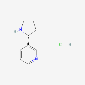 molecular formula C9H13ClN2 B2923564 (R)-3-(Pyrrolidin-2-yl)pyridine hydrochloride CAS No. 210094-28-3