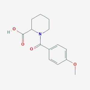 1-(4-Methoxybenzoyl)-2-piperidinecarboxylic acid
