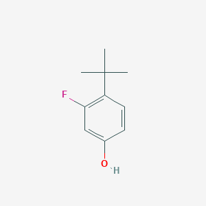 molecular formula C10H13FO B2923617 4-叔丁基-3-氟苯酚 CAS No. 886842-69-9