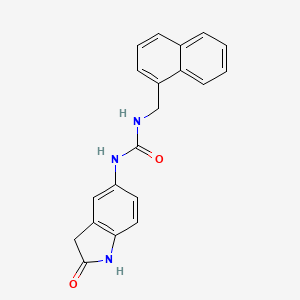 1-(Naphthalen-1-ylmethyl)-3-(2-oxoindolin-5-yl)urea