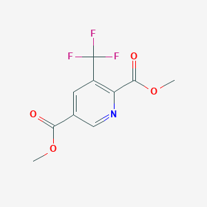 Dimethyl 3-(trifluoromethyl)pyridine-2,5-dicarboxylate