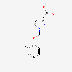 1-[(2,4-dimethylphenoxy)methyl]-1H-pyrazole-3-carboxylic acid