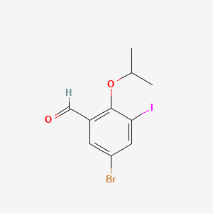 5-Bromo-3-iodo-2-isopropoxybenzaldehyde
