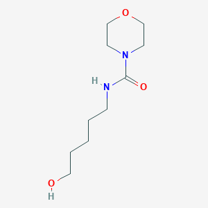 molecular formula C10H20N2O3 B2924093 N-(5-Hydroxypentyl)morpholine-4-carboxamide CAS No. 1696921-55-7