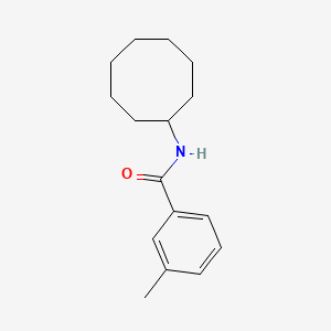 molecular formula C16H23NO B2924169 N-cyclooctyl-3-methylbenzamide CAS No. 339018-58-5