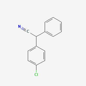 molecular formula C14H10ClN B2924227 (4-Chlorophenyl)(phenyl)acetonitrile CAS No. 4578-80-7