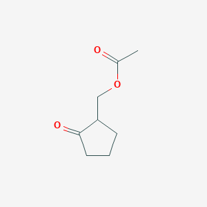 molecular formula C8H12O3 B2924335 (2-Oxocyclopentyl)methyl acetate CAS No. 58488-00-9