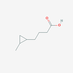 molecular formula C8H14O2 B2924388 4-(2-Methylcyclopropyl)butanoic acid CAS No. 1824546-32-8