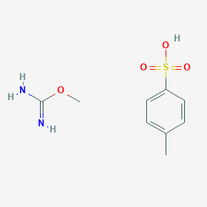 molecular formula C9H14N2O4S B029245 Methyl carbamimidate 4-methylbenzenesulfonate(1:1) CAS No. 7356-58-3