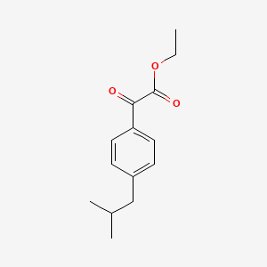 molecular formula C14H18O3 B2924667 Ethyl 4-iso-butylbenzoylformate CAS No. 60473-28-1