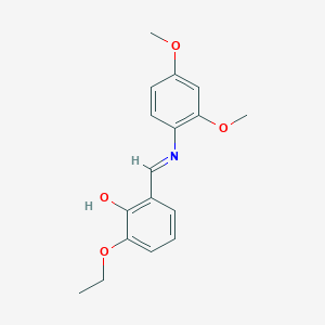 2-{(E)-[(2,4-dimethoxyphenyl)imino]methyl}-6-ethoxyphenol