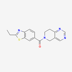 B2924918 (7,8-dihydropyrido[4,3-d]pyrimidin-6(5H)-yl)(2-ethylbenzo[d]thiazol-6-yl)methanone CAS No. 1797874-93-1