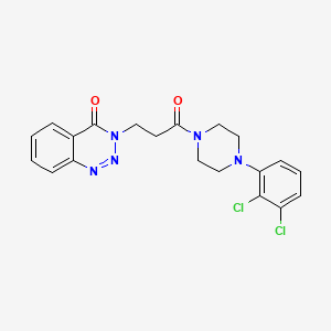 3-(3-(4-(2,3-dichlorophenyl)piperazin-1-yl)-3-oxopropyl)benzo[d][1,2,3]triazin-4(3H)-one