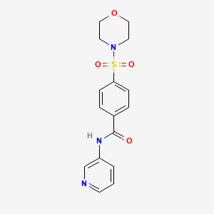 4-(morpholinosulfonyl)-N-(pyridin-3-yl)benzamide