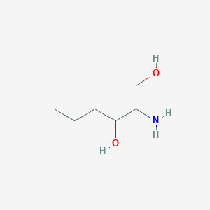 molecular formula C6H15NO2 B2924987 2-Aminohexane-1,3-diol CAS No. 50730-98-8