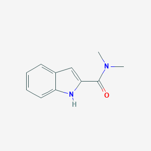 molecular formula C11H12N2O B029250 N,N-dimethyl-1H-indole-2-carboxamide CAS No. 7511-14-0