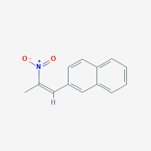 molecular formula C13H11NO2 B2925085 2-(2-Nitro-1-propenyl)naphthalene CAS No. 59832-12-1