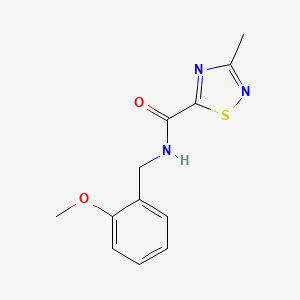 N-(2-methoxybenzyl)-3-methyl-1,2,4-thiadiazole-5-carboxamide