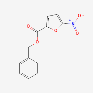 molecular formula C12H9NO5 B2925173 Benzyl 5-nitrofuran-2-carboxylate CAS No. 22427-65-2