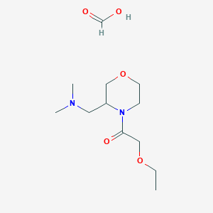 1-(3-((Dimethylamino)methyl)morpholino)-2-ethoxyethanone formate