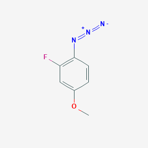 1-Azido-2-fluoro-4-methoxybenzene