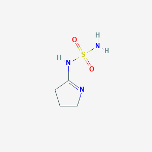 molecular formula C4H9N3O2S B2925186 N-(pyrrolidin-2-ylidene)aminosulfonamide CAS No. 716364-40-8