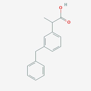 molecular formula C16H16O2 B029252 2-(3-benzylphenyl)propanoic Acid CAS No. 73913-48-1