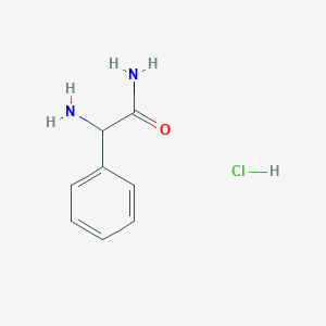 molecular formula C8H11ClN2O B2925330 2-Amino-2-phenylacetamide hydrochloride CAS No. 51703-58-3; 60079-51-8; 63291-39-4