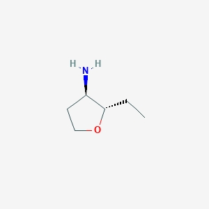 molecular formula C6H13NO B2925367 (2S,3R)-2-Ethyloxolan-3-amine CAS No. 2307770-28-9