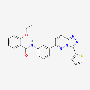 2-ethoxy-N-(3-(3-(thiophen-2-yl)-[1,2,4]triazolo[4,3-b]pyridazin-6-yl)phenyl)benzamide