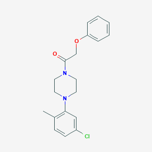 1-(4-(5-Chloro-2-methylphenyl)piperazinyl)-2-phenoxyethan-1-one
