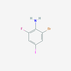 2-Bromo-6-fluoro-4-iodoaniline