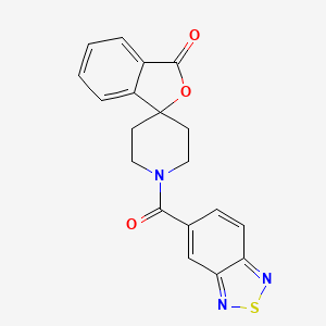 molecular formula C19H15N3O3S B2925704 1'-(2,1,3-benzothiadiazole-5-carbonyl)-3H-spiro[2-benzofuran-1,4'-piperidine]-3-one CAS No. 1705066-73-4