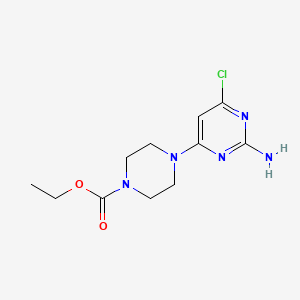 Ethyl 4-(2-amino-6-chloropyrimidin-4-yl)piperazine-1-carboxylate