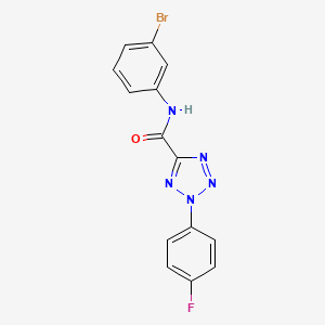 N-(3-bromophenyl)-2-(4-fluorophenyl)-2H-tetrazole-5-carboxamide