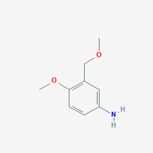 4-Methoxy-3-(methoxymethyl)aniline